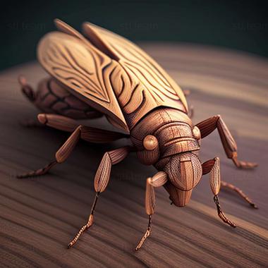 3D модель Megalopaussus amplipennis (STL)